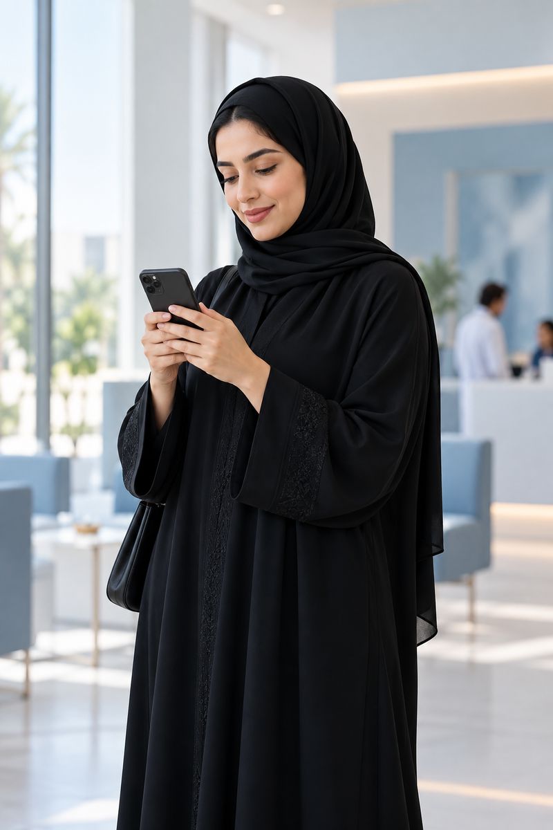 مراجعة تحجز موعدها من جوالها